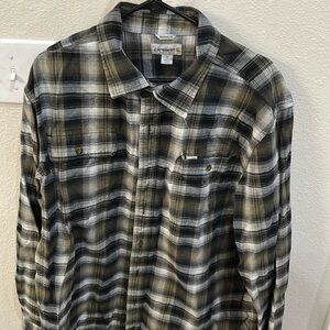 Carhartt Button Down long sleeve work shirt XL tall